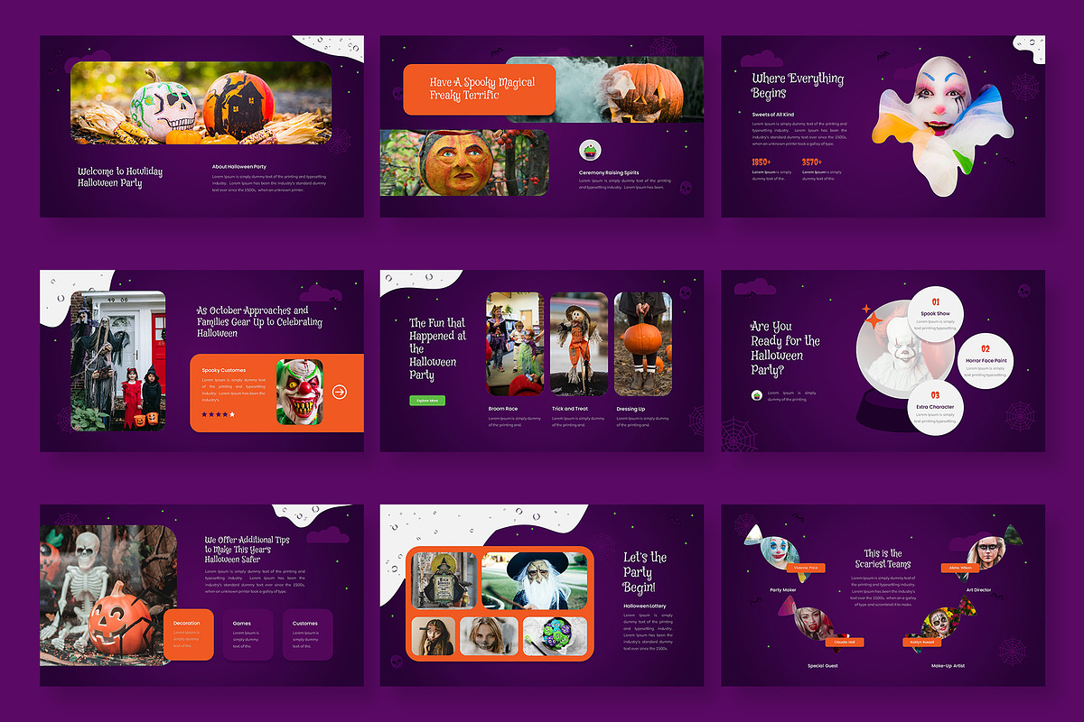 Halloween Google Slides Presentation, a Presentation Template by Premast (Photo 4 of 5)