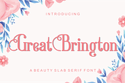 Great Brington, a Serif Font by BearyType Studio (Thumbnail 9 of 10)