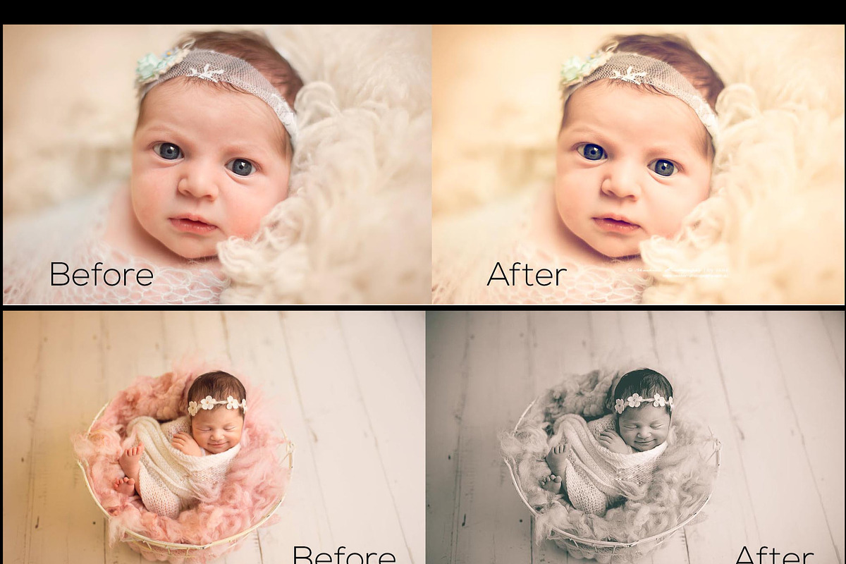 New Born Lightroom Presets preview 3