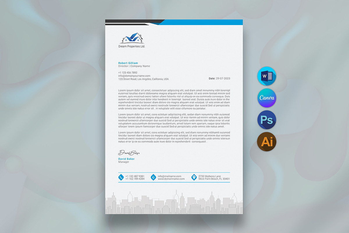 Corporate Identity Pack, a Stationery Template by DesignDevisers (Photo 3 of 10)