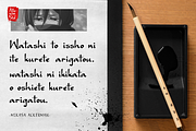 Gaze Nozarashi A Japanese Style Font, a Font by Allouse Studio (Thumbnail 8 of 10)