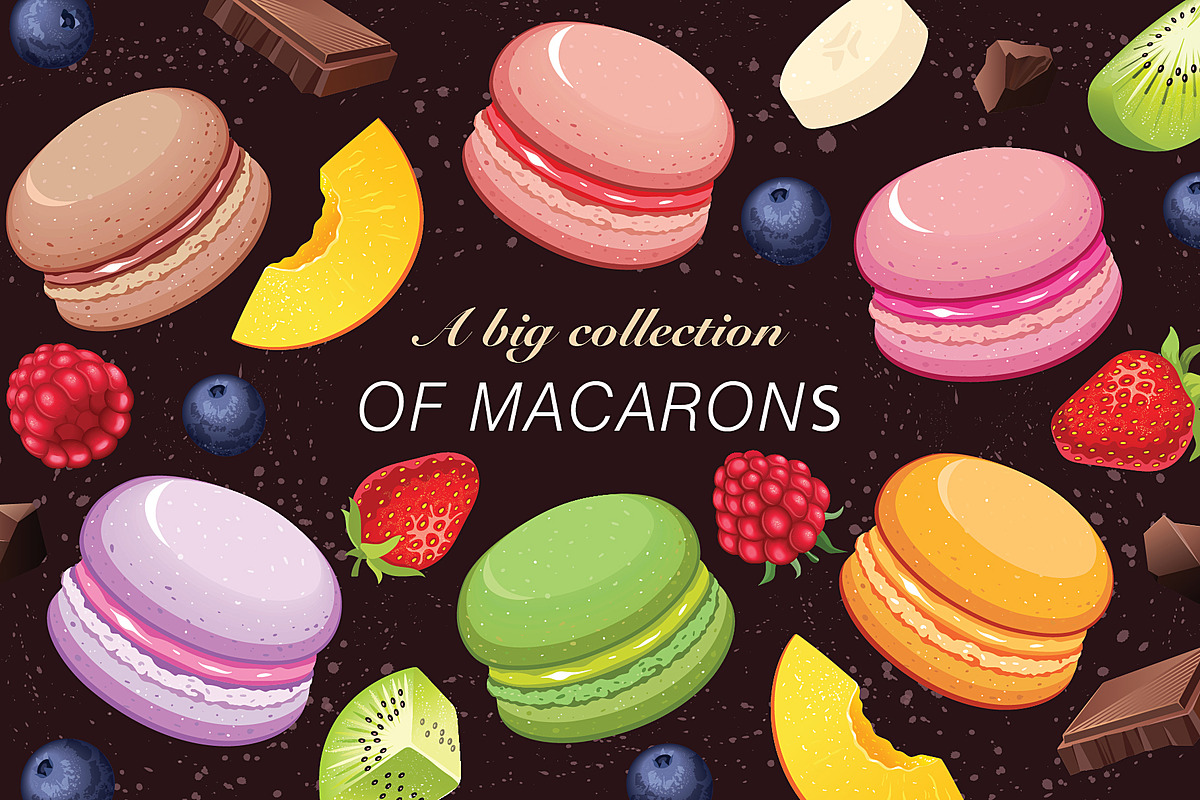 Macaron cakes collection, an Illustration by natamastery (Photo 1 of 7)