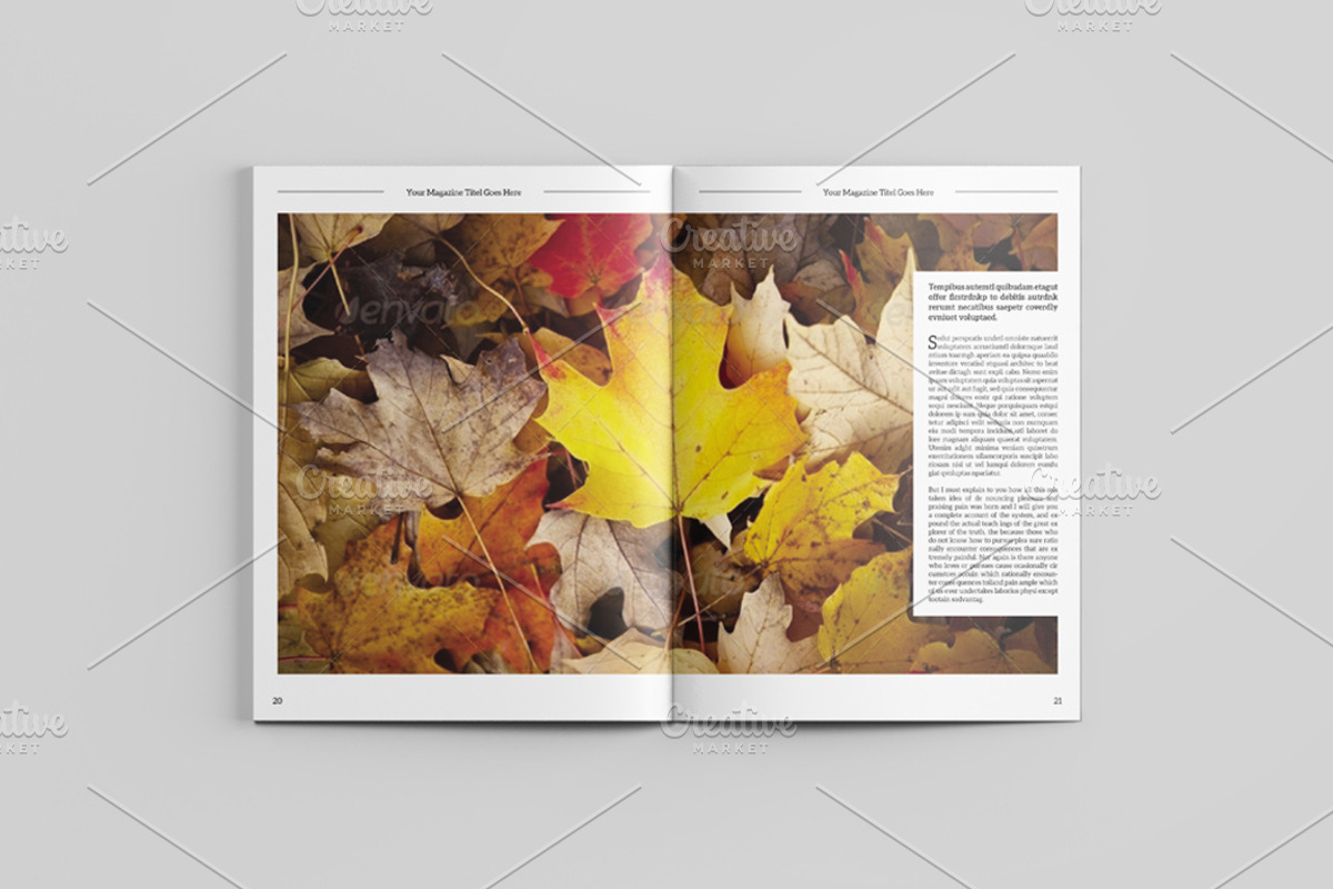 InDesign Multipurpose Magazine -V472, a Magazine Template by Template Shop (Photo 13 of 19)