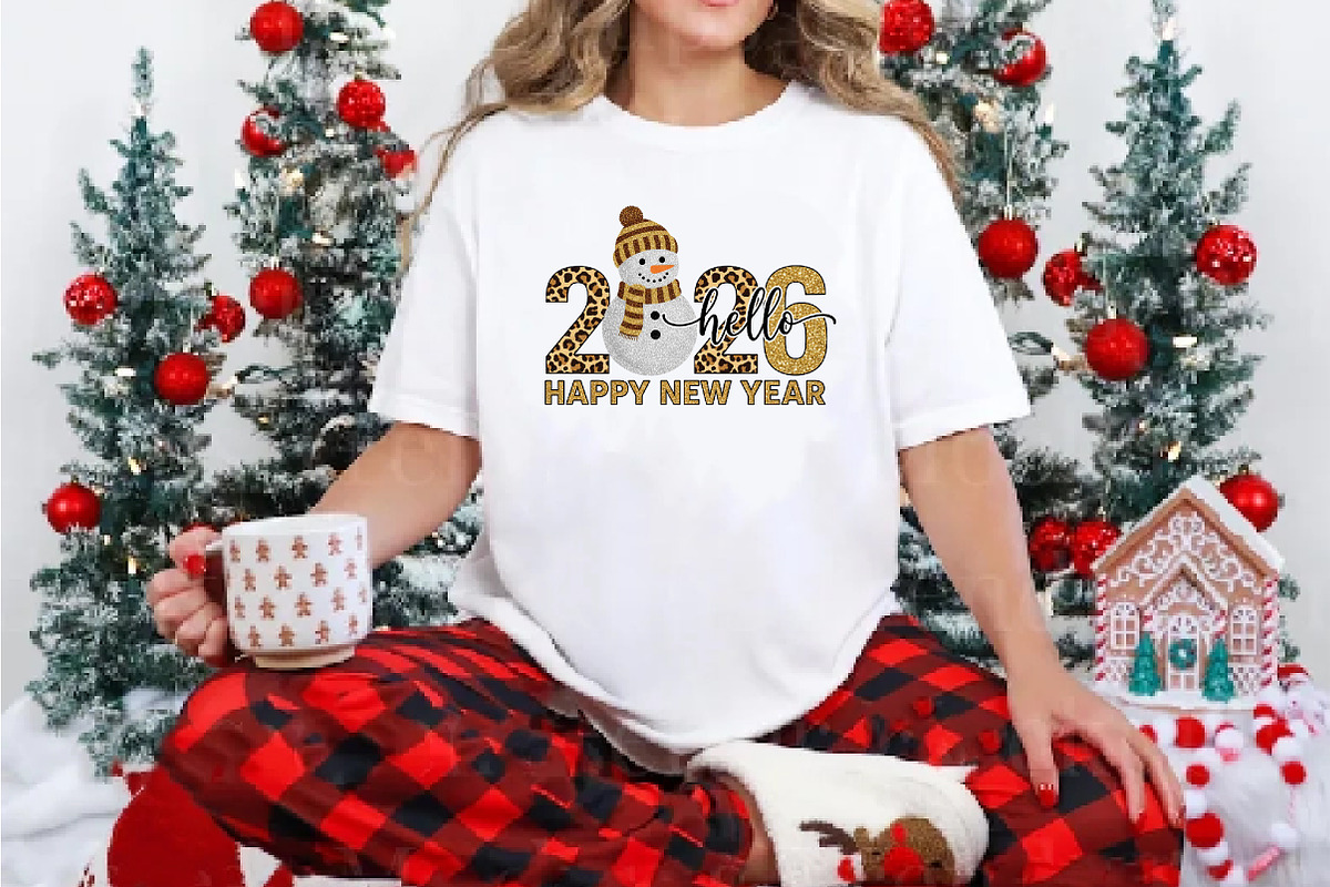 Hello 2026 New Year PNG, an Illustration by DreamArtGraphic (Photo 5 of 5)