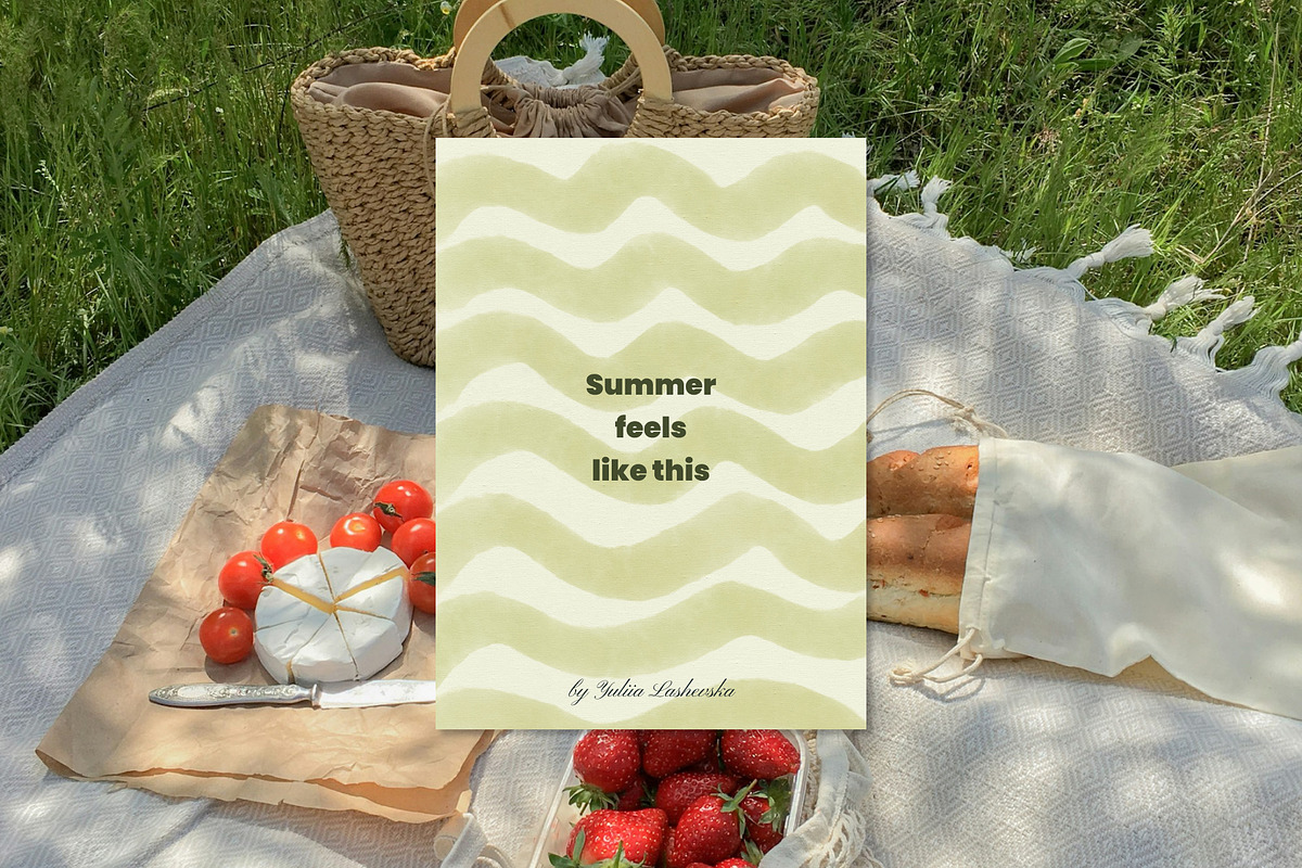 Hand Drawn Summer Backgrounds, a Background Graphic by Yuliia Lashevska (Photo 2 of 10)