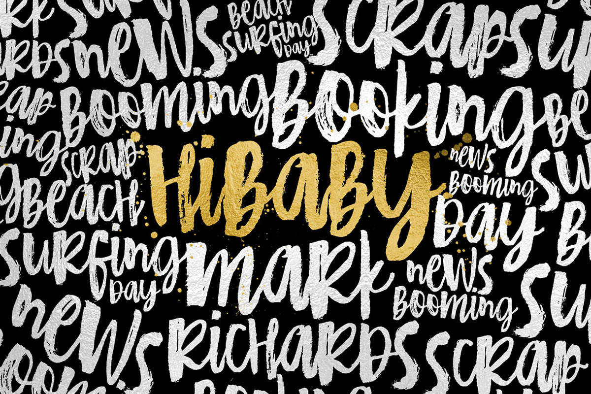 Hibaby Love Font preview 5