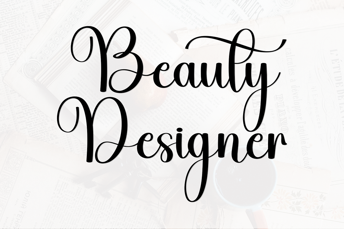 Cute Masterline, a Handwritten Font by InermediaSTUDIO (Photo 7 of 8)