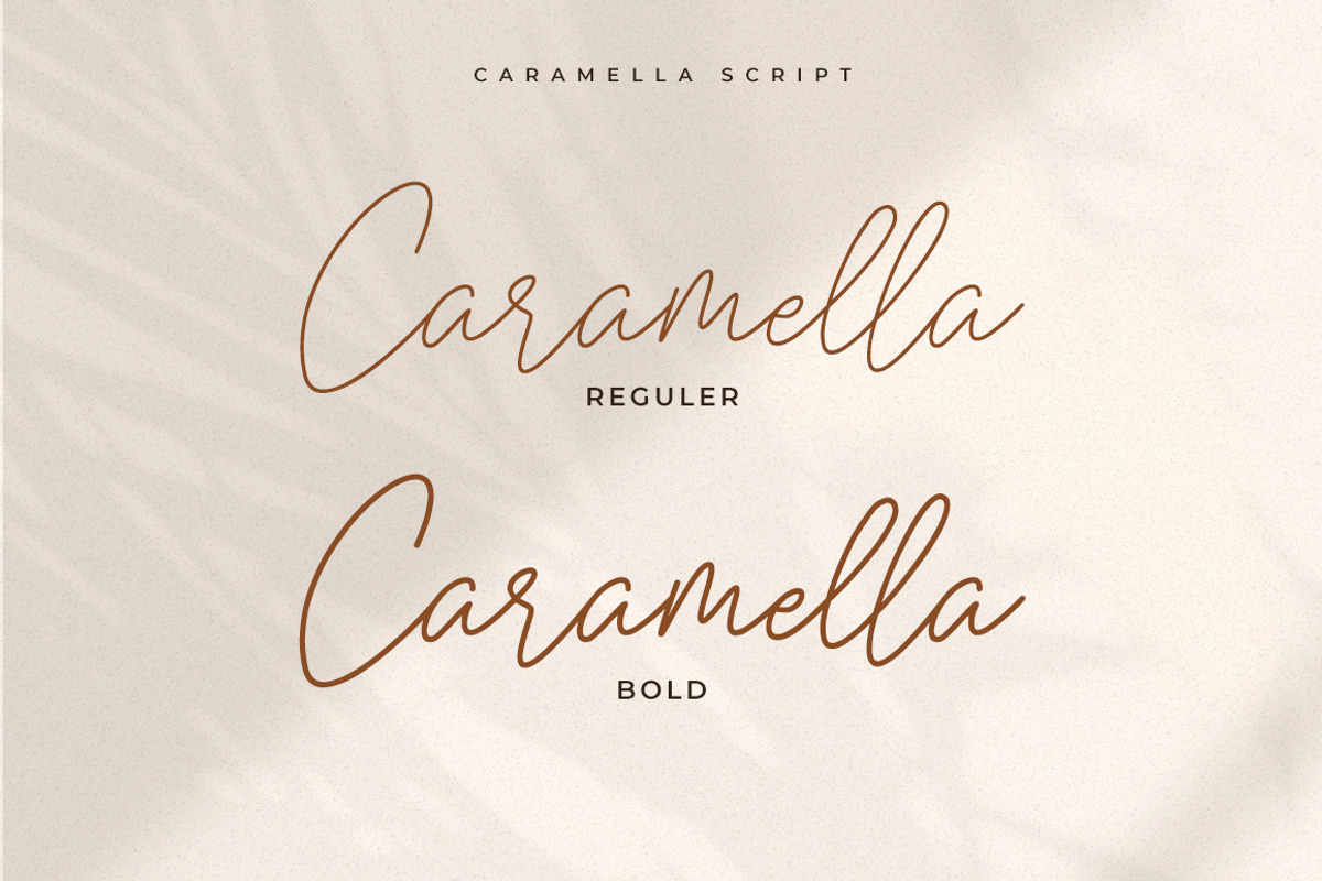Caramella Modern Script Font preview 7