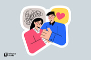 Emotional Support Illustration, a Person Illustration by Bilicube Studio (Thumbnail 3 of 3)