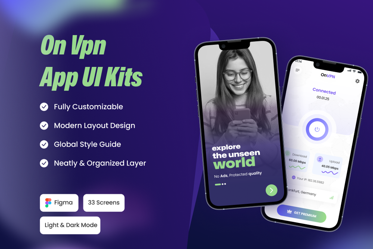 VPN App Complete UI Kit