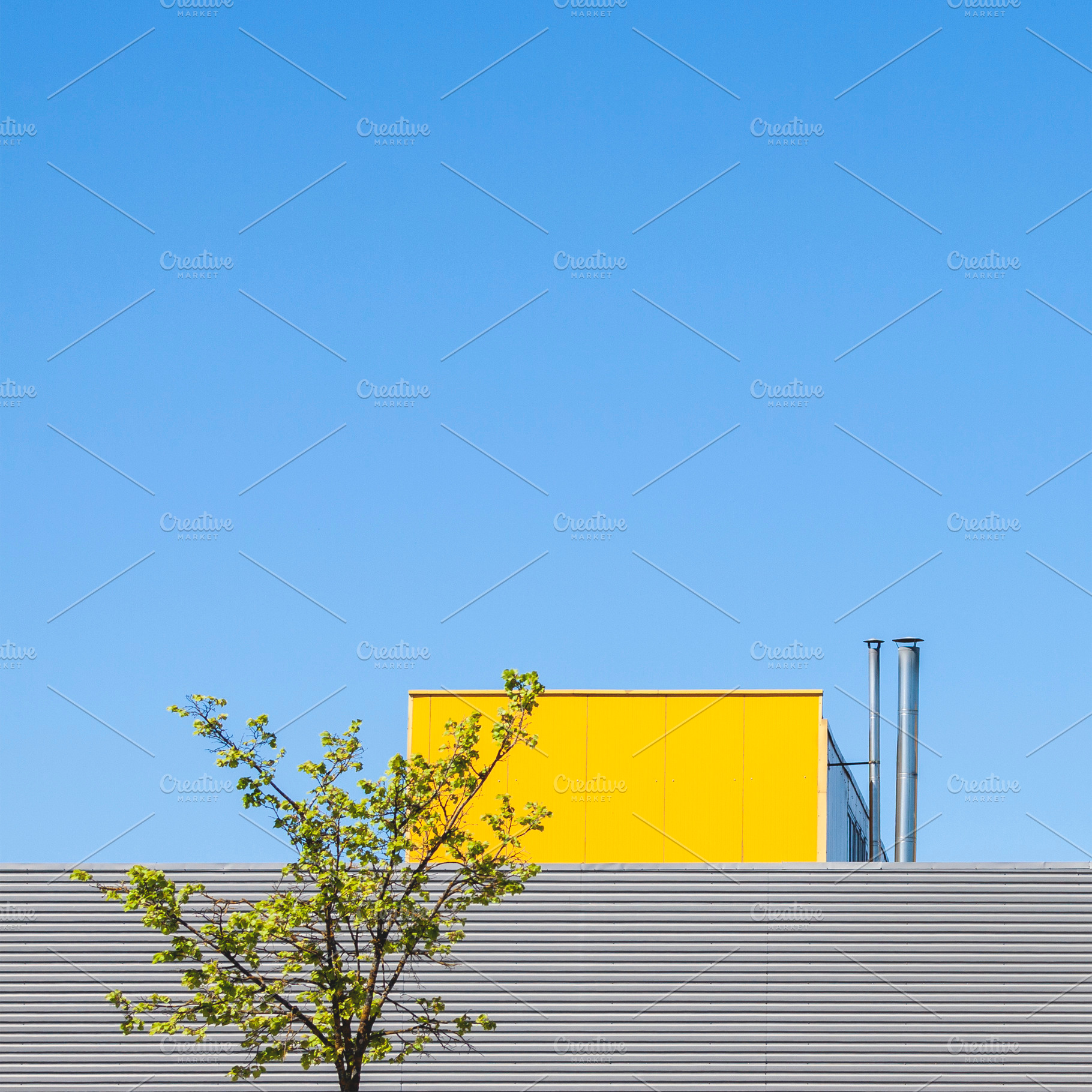 Minimalist industrial building, an Architecture Photo by BOOCYS