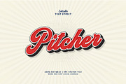 Text Effect Pitcher, a Layer Style Add-On by Navy Graphic (Thumbnail 1 of 2)