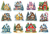 Christmas Home Clipart Bundle, an Illustration by Designworld (Thumbnail 3 of 6)