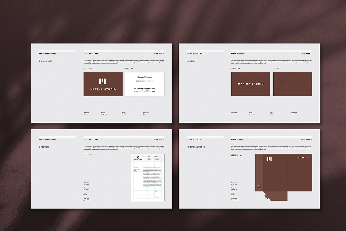 Minimal Brand Guidelines, a Presentation Template by Occy Design (Photo 7 of 9)