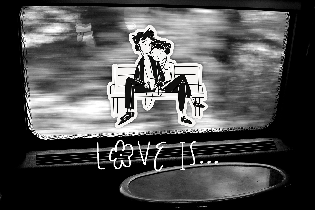 Love is: Line Art Couples, a Person Illustration by Veyla (Photo 9 of 13)