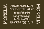 Morelia - Hand drawn Sans, a Handwritten Font by Viswell (Thumbnail 10 of 10)