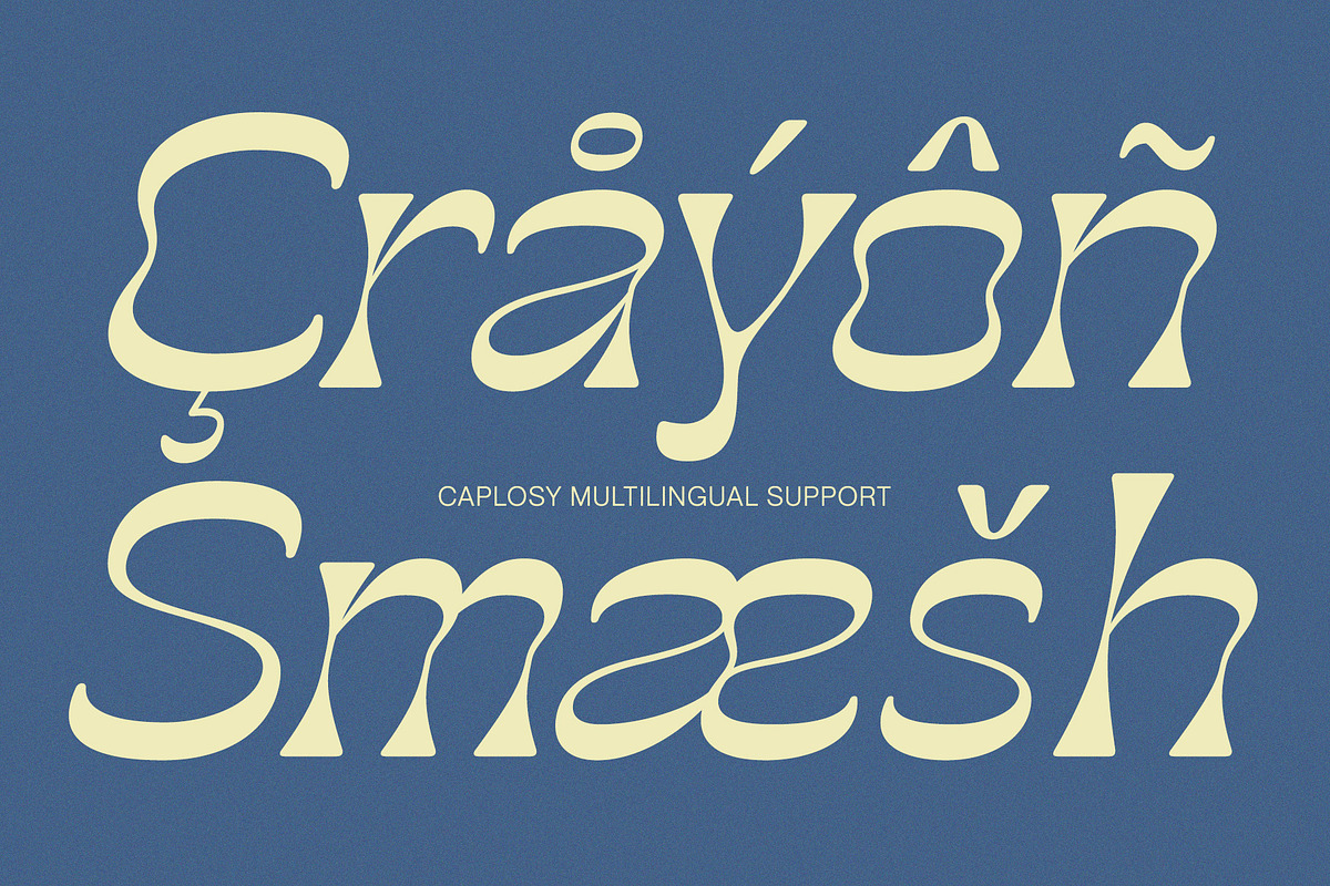 Caplosy - Trippy Font, a Serif Font by Craft Supply Co. (Photo 8 of 8)