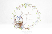 Watercolor Easter Collection, an Animal Illustration by S_ARTLOVE (Thumbnail 9 of 11)