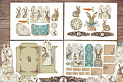 Rabbit Scrapbook Kit, an Animal Illustration by Secret Helper (Thumbnail 4 of 8)