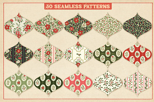 Vintage Christmas Clipart & Patterns