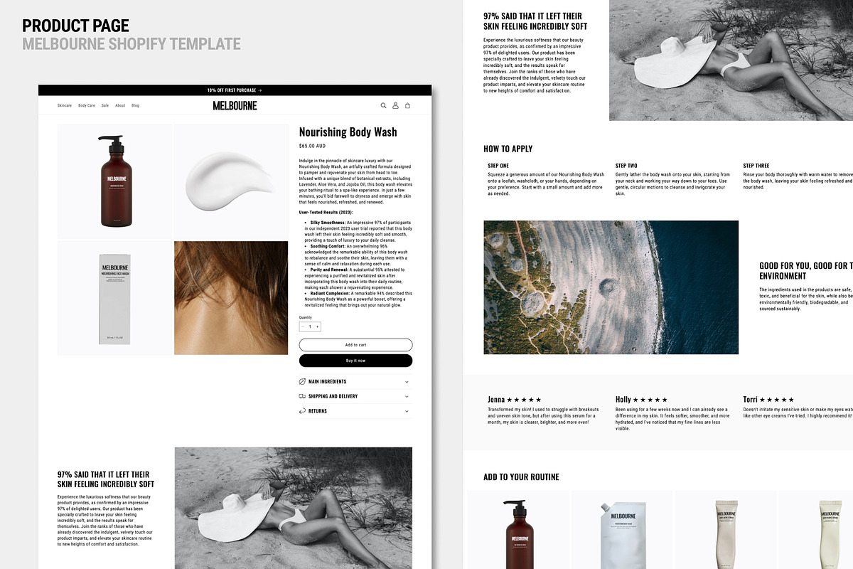 MELBOURNE | Beauty Shopify Theme, a Shopify Template by Studio Mayde (Photo 6 of 9)
