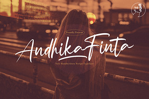 Andhika Finta - Handwritten Font