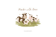 Family Farm animals baby collection, an Animal Illustration by polikarpovaart (Thumbnail 14 of 14)
