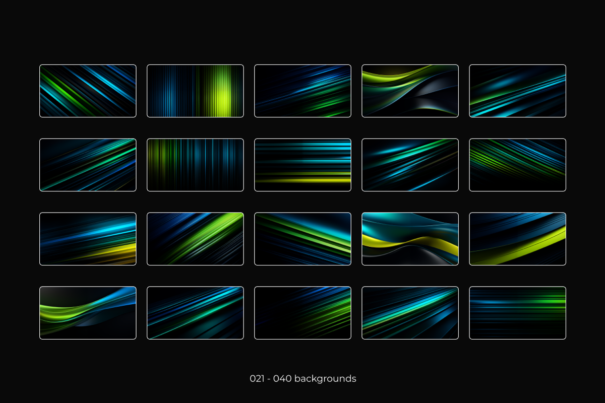 Green Vigor  Background Set, a Wallpaper Graphic by Digital Blood (Photo 5 of 15)