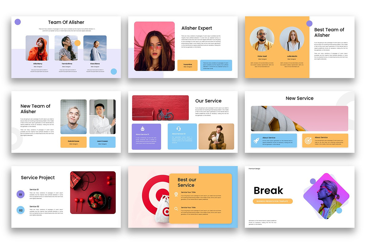 Alisher – Business PowerPoint, a Presentation Template by kreatifreya (Photo 4 of 5)
