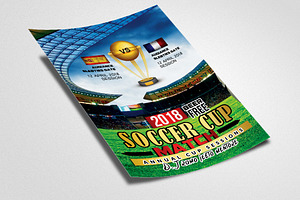 Soccer Cup Match Flyers