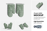 Oven Mitt Mockup, a Product Mockup by bimockup (Thumbnail 1 of 6)