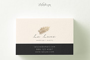 Gold Leaf Business Card, a Business Card Template by iloladesign (Thumbnail 2 of 2)