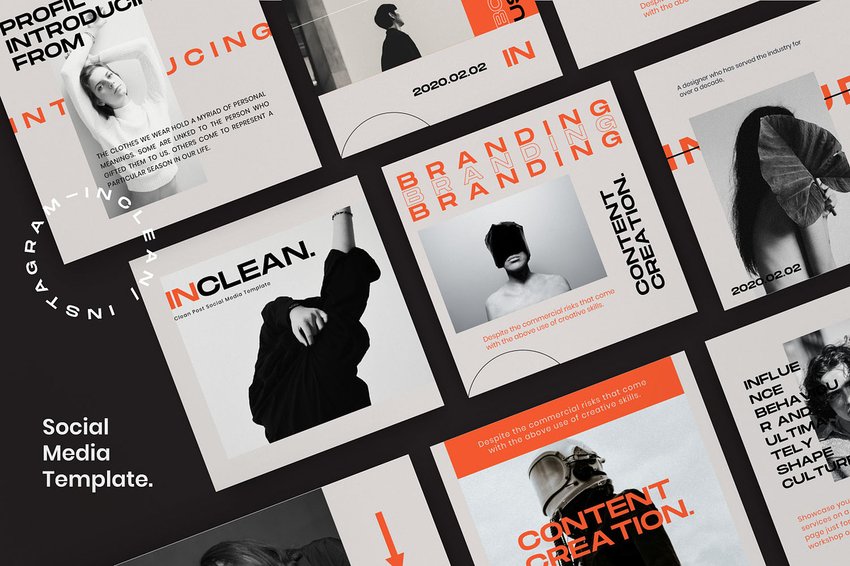 INCLEAN - Social Media Kit Bundle, a Social Media Template by Dirtytemp Studio (Photo 14 of 14)