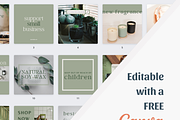 Social Media Templates for Candles, a Social Media Template by SmallMakersContent (Thumbnail 3 of 6)