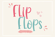 Flip Flops | Handwriting Font, a Handwritten Font by AnningArts (Thumbnail 1 of 7)