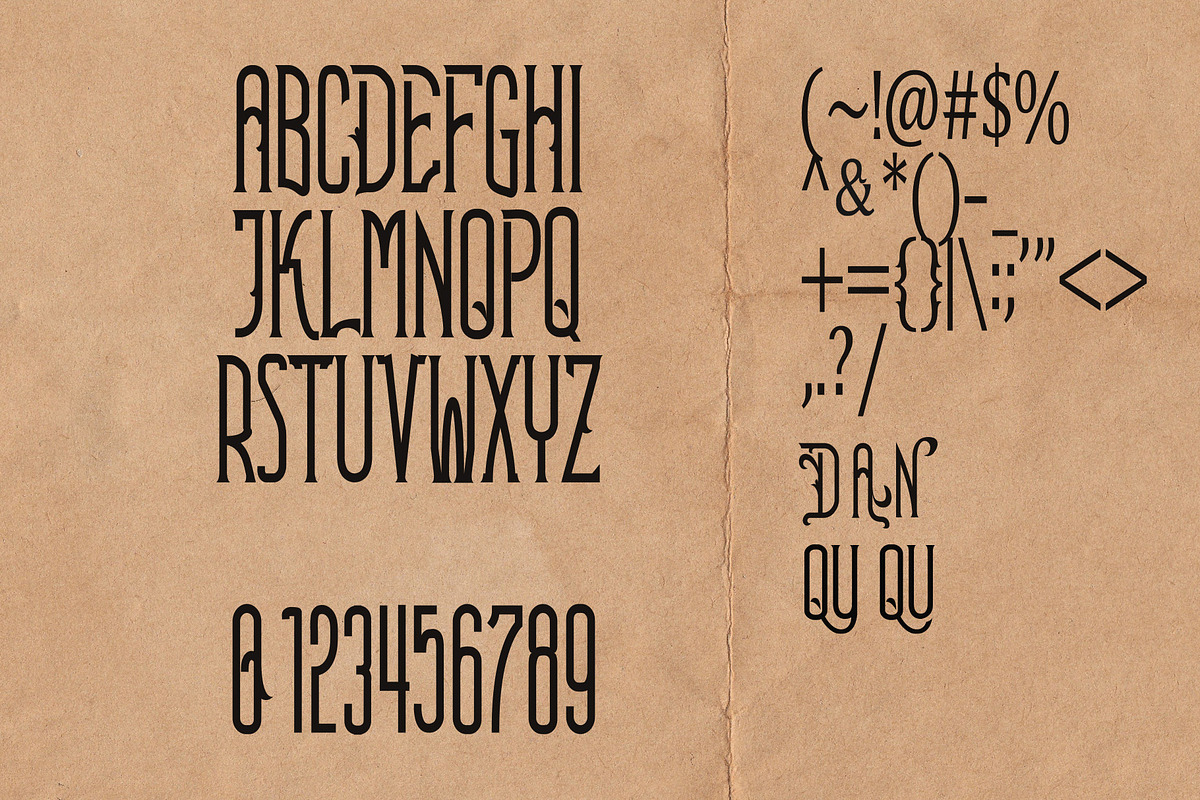 Diamona Biquin - Vintage Font, a Serif Font by ivan_artnivora (Photo 2 of 4)