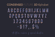 Condensed Future - 3D Lettering, a Graphic by MIIM (Thumbnail 8 of 8)
