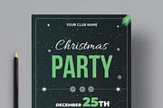 Christmas Party Flyer Layout, a Flyer Template by MightyDesign (Thumbnail 4 of 8)