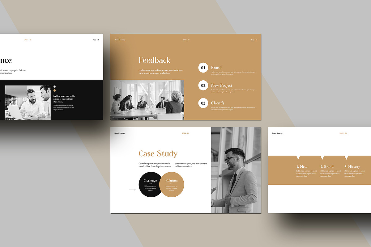 Brand Strategy Presentation Template, a Presentation Template by White Graphic (Photo 6 of 8)