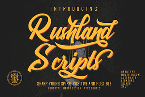 Rushland Script Spirit and Bold FONT
