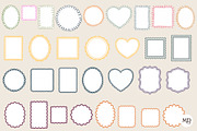 Whimsical Coquette Frames Bundle, a Decorative Illustration by marie dricot (Thumbnail 5 of 12)