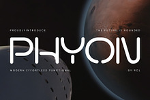 Phyon – Rounded Futuristic Sans Type