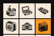 Vintage Casino Vector Illustration, a Person Illustration by Creative Stall (Thumbnail 9 of 9)