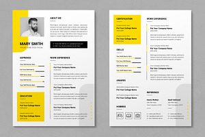 Resume Template Layout