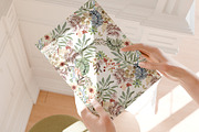 Baroque Shades Watercolor Wallpaper, a Wallpaper Graphic by Webvilla Studio (Thumbnail 3 of 7)