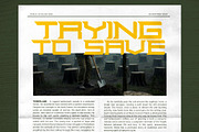 Norwide - Wide Display Font, a Sans Serif Font by CuratedType Studio (Thumbnail 5 of 10)