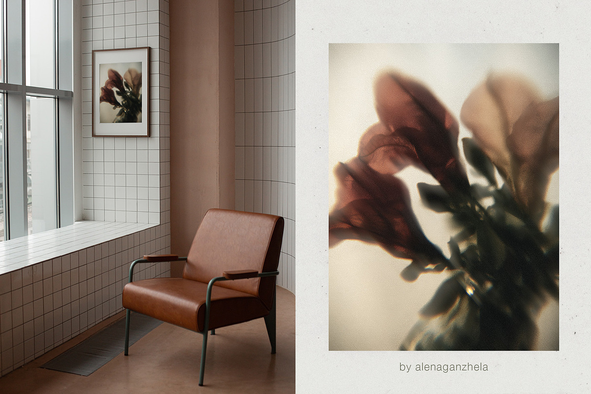Grainy Film Floral Backgrounds, a Background Graphic by alenaganzhela (Photo 5 of 8)