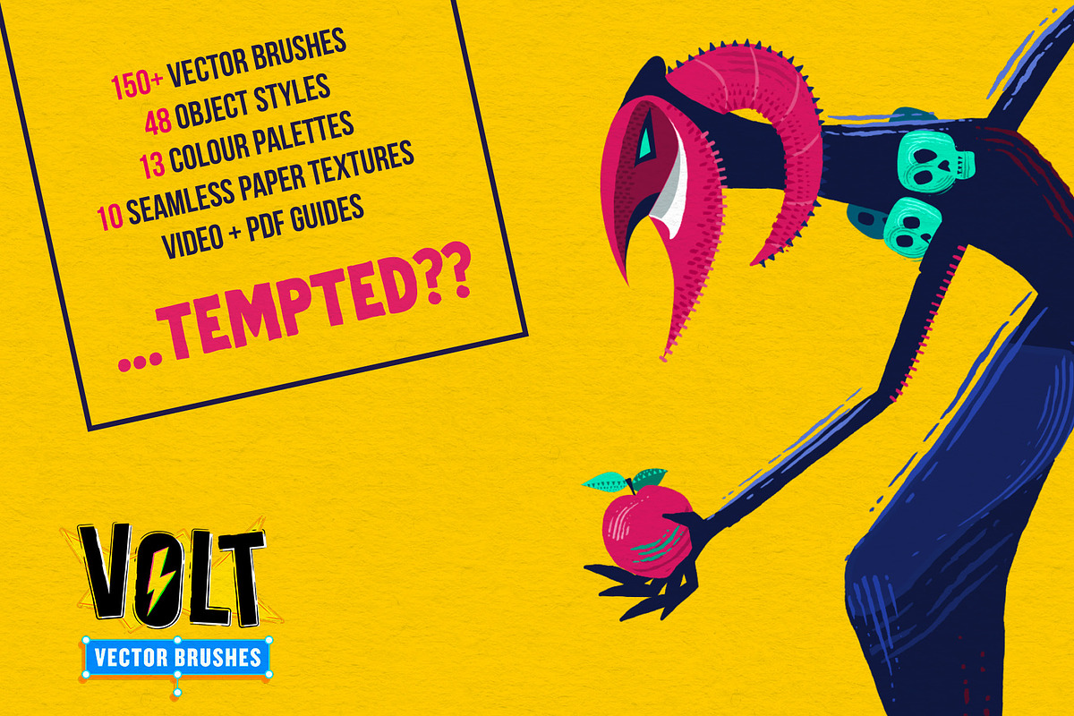VOLT - Vector Brushes for Affinity, a Brush Add-On by Green Room Media (Photo 18 of 18)