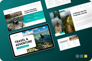 Travel & Adventure Google Slides, a Presentation Template by Annora Studio (Thumbnail 1 of 5)