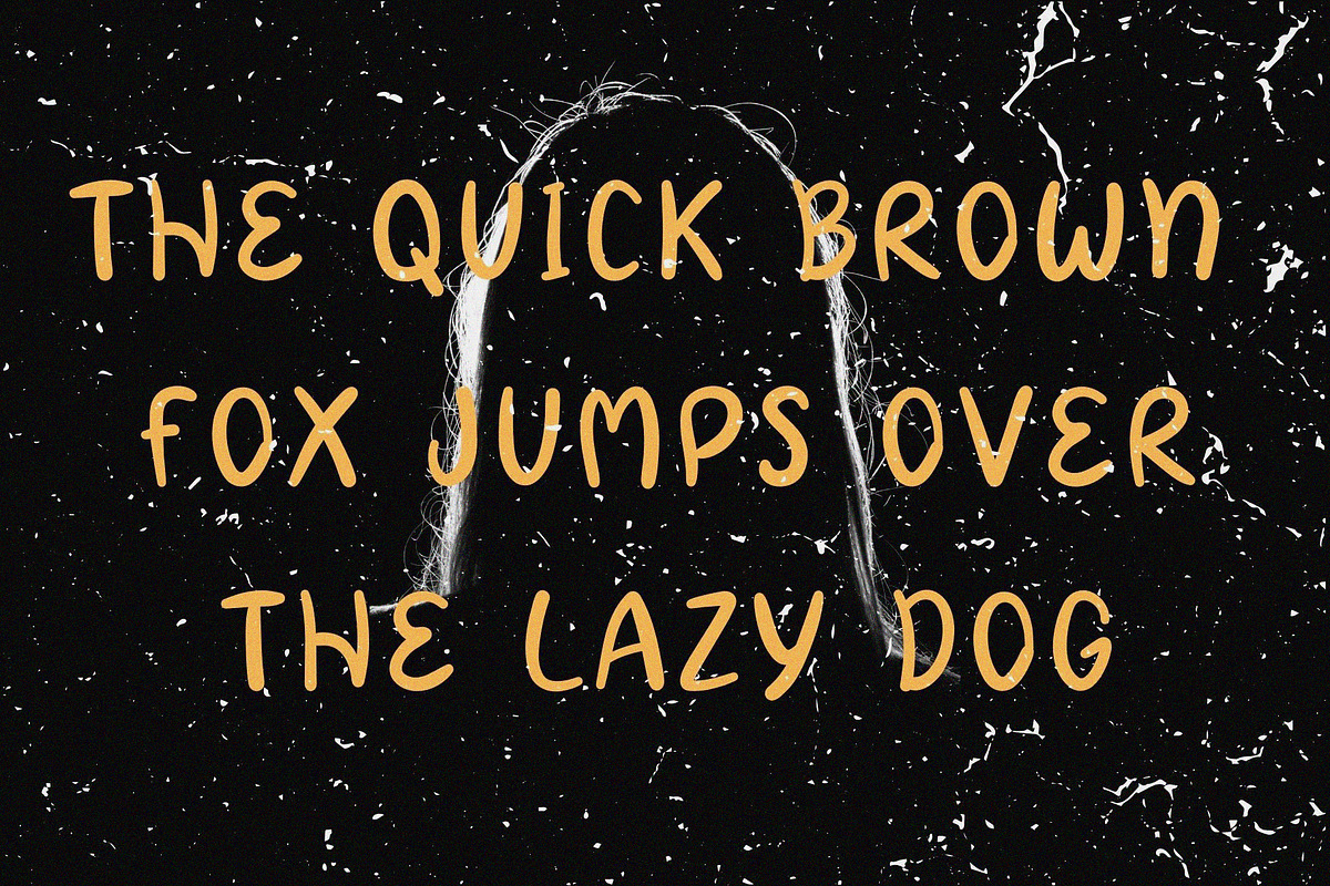 Jumping Handwritten Font, a Handwritten Font by Ruddean2109 (Photo 9 of 10)